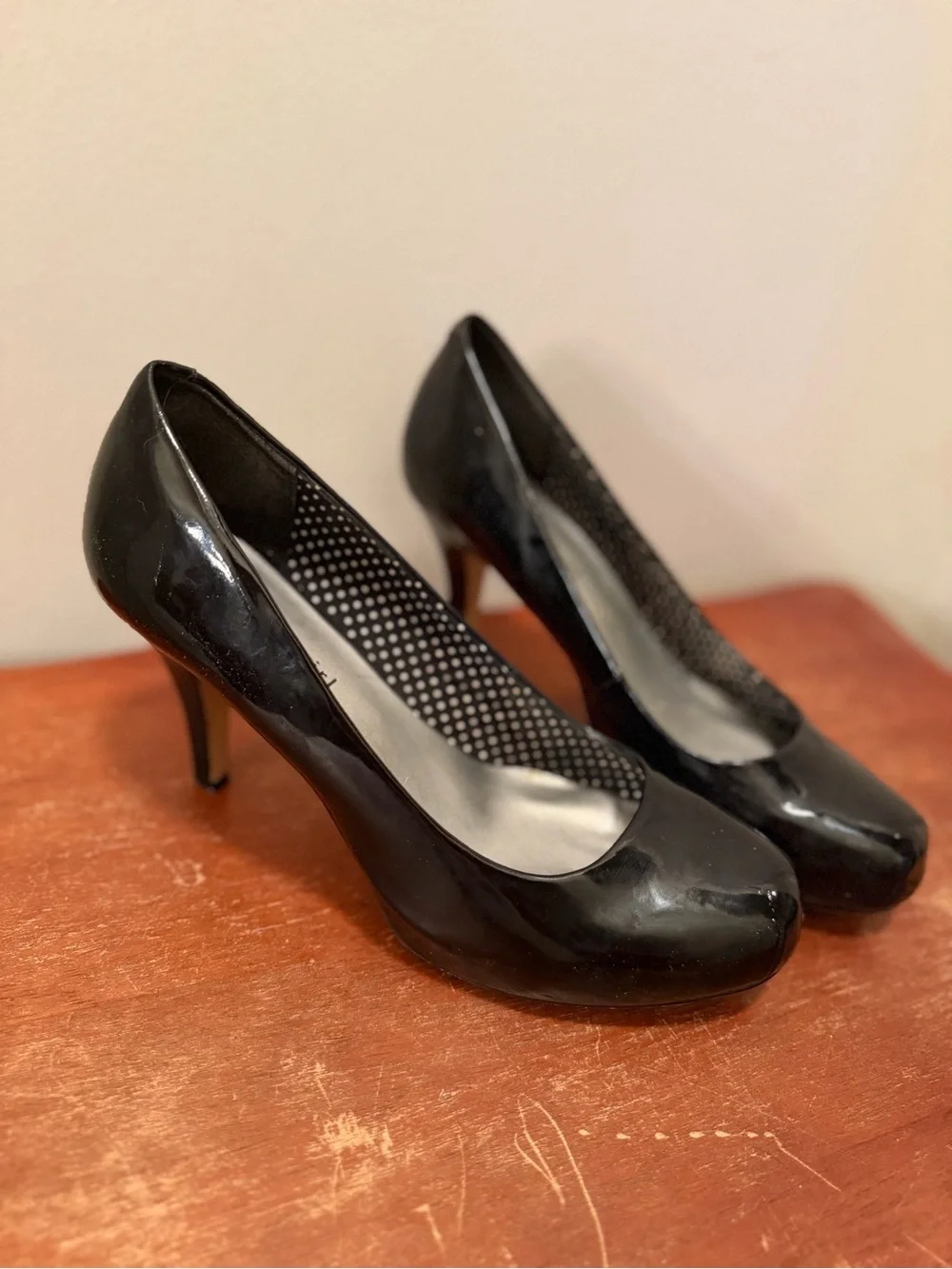 Madden Girl Black Patent High Heel Pumps